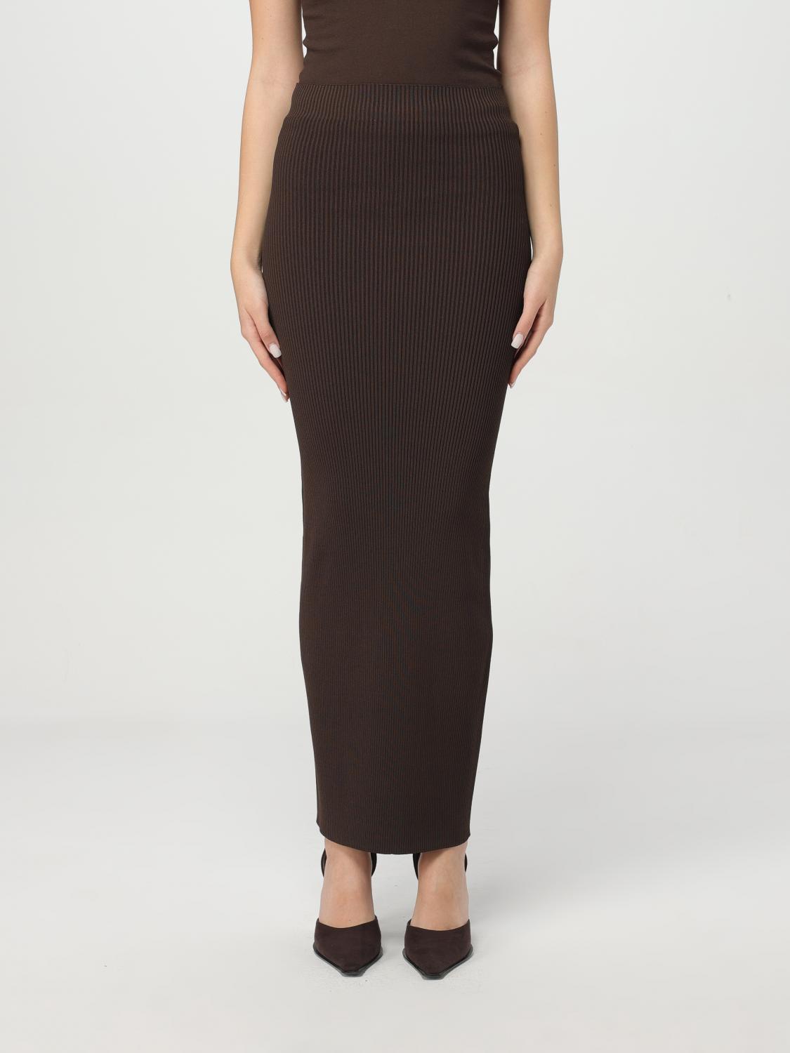 Max Mara Skirt Woman Brown by Luosophy