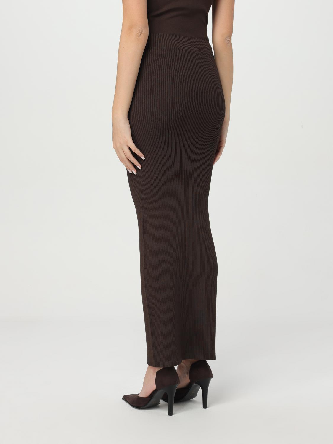 Max Mara Skirt Woman Brown by Luosophy