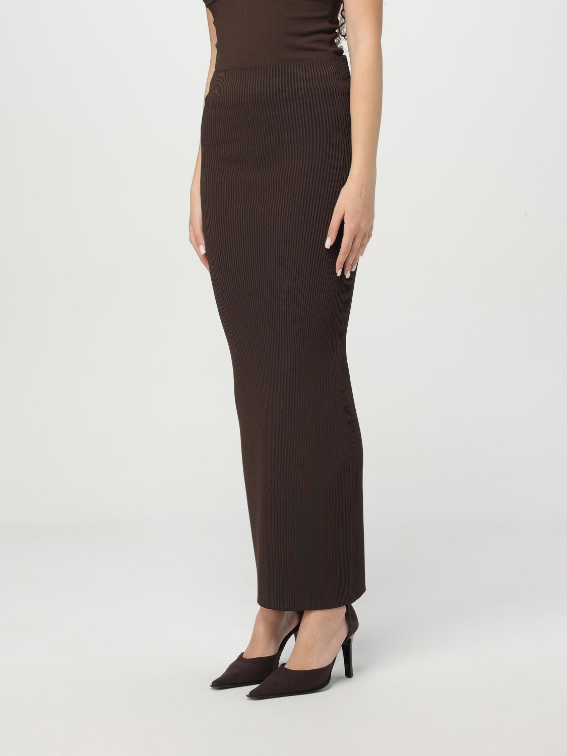 Max Mara Skirt Woman Brown by Luosophy