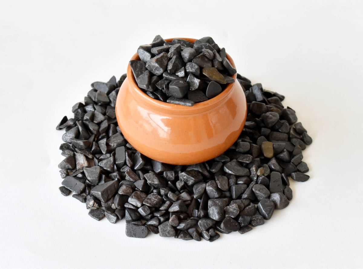 Hematite Gemstone Chips (Balance and Support The Healing Of Your Body)  DestGlow