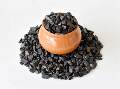 Hematite Gemstone Chips (Balance and Support The Healing Of Your Body)  DestGlow