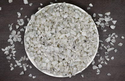 Rainbow Moonstone Gemstone Chips (Compassion and Bring Balance)  DestGlow