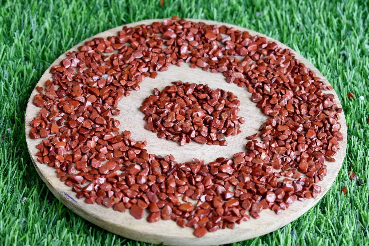 Red Jasper Crystal Chips.