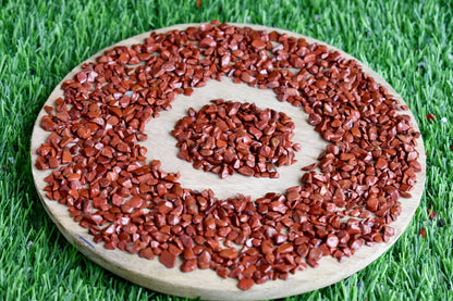 Red Jasper Crystal Chips.