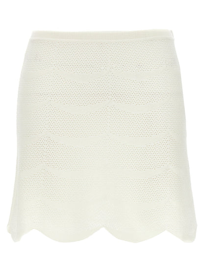 Tom Ford Women Crochet Mini Skirt by Luosophy