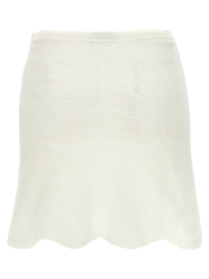 Tom Ford Women Crochet Mini Skirt by Luosophy