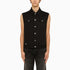 Prada Men Black Denim Waistcoat by Luosophy