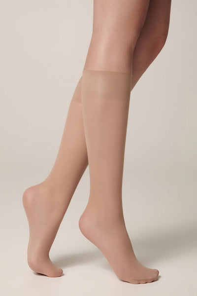 Knee Highs Conte Pudra 20 Den (2 pairs)