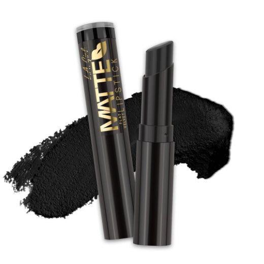 L.A. GIRL Matte Flat Velvet Lipstick - Raven 