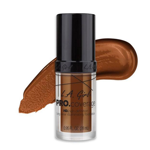 L.A. Girl Pro Coverage Illuminating Foundation - Rich Cocoa 