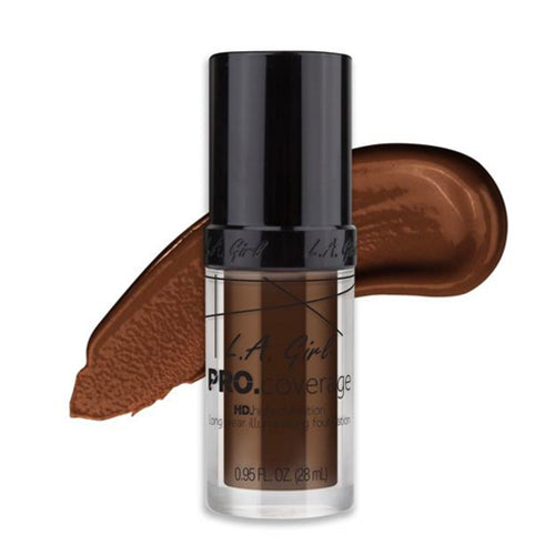 L.A. Girl Pro Coverage Illuminating Foundation - Chocolate 