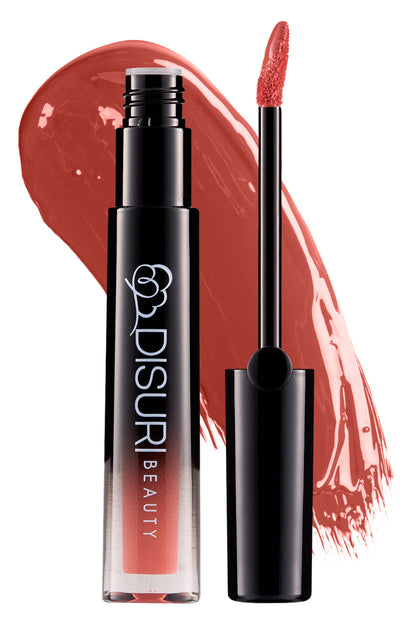 DISURI Beauty Glossy Blast Lip Gloss - Coral Rose (M32)