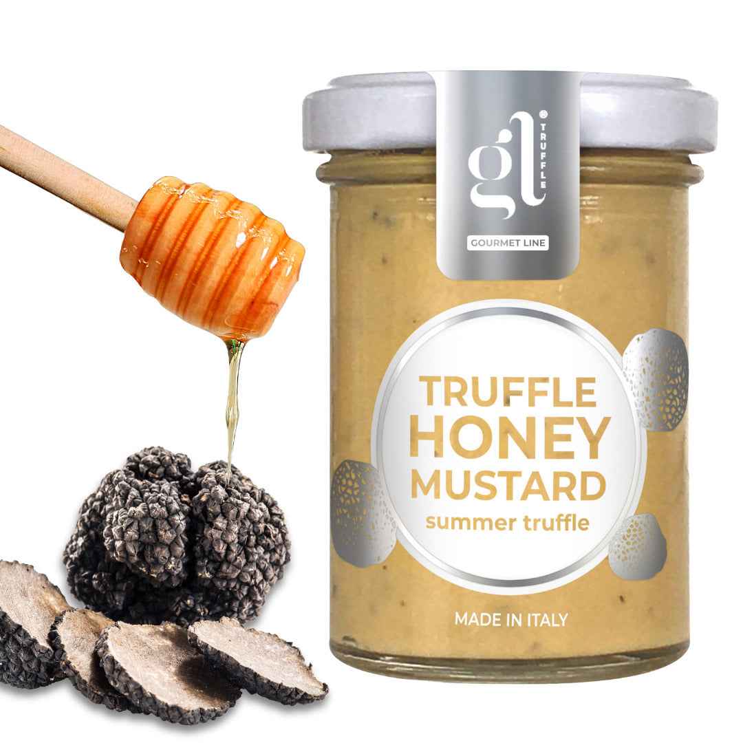 GL Truffle Gourmet, Truffle Honey Mustard r A Fusion of Sweetness and Zest 100g (3.52oz)