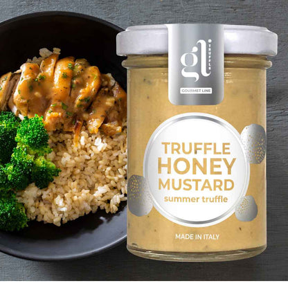 GL Truffle Gourmet, Truffle Honey Mustard r A Fusion of Sweetness and Zest 100g (3.52oz)
