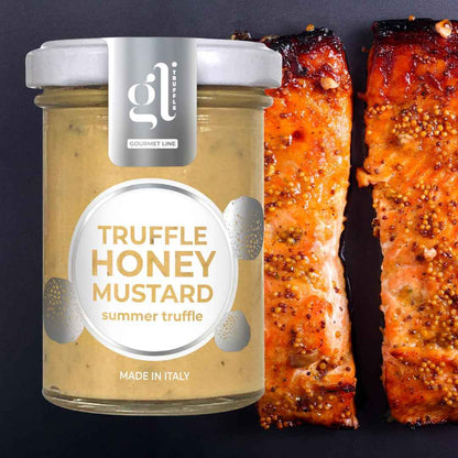 GL Truffle Gourmet, Truffle Honey Mustard r A Fusion of Sweetness and Zest 100g (3.52oz)