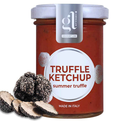 GL Truffle Gourmet, Gourmet Truffle Ketchup, Ketchup Infused With Black Truffles 100g (3.5 oz)