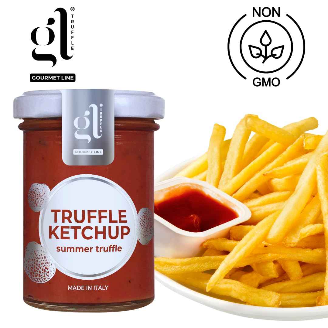 GL Truffle Gourmet, Gourmet Truffle Ketchup, Ketchup Infused With Black Truffles 100g (3.5 oz)