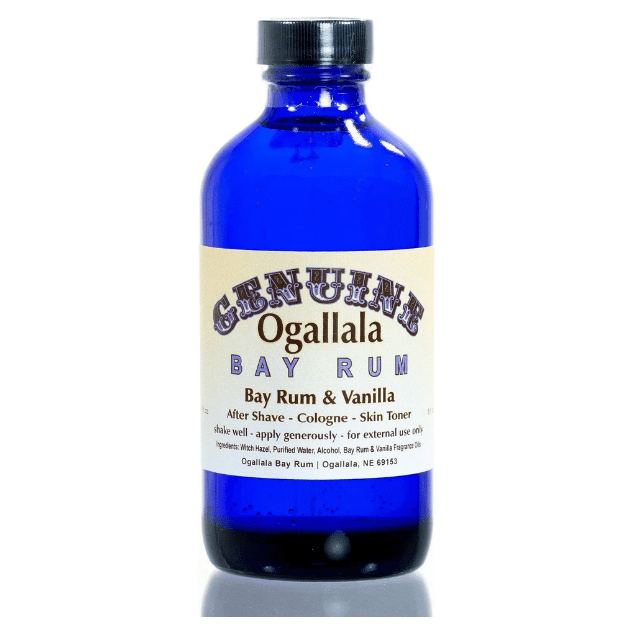 Ogallala Bay Rum &amp; Vanilla Pre Shave - After Shave - Skin Toner 8 Oz by Pasteur Pharmacy