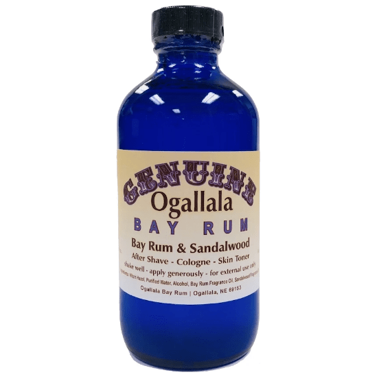 Ogallala Bay Rum &amp; Sandalwood Pre Shave - After Shave - Skin Toner 8 Oz by Pasteur Pharmacy