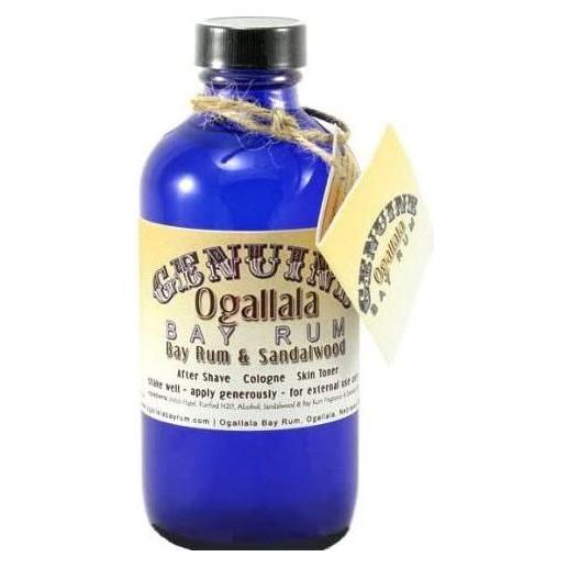 Ogallala Bay Rum &amp; Sandalwood Double Strength Pre Shave - After Shave - Skin Toner 8 Oz by Pasteur Pharmacy