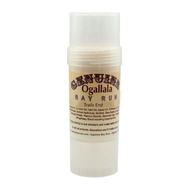 Ogallala Bay Rum Trails End Shaving Stick 2.5 Oz by Pasteur Pharmacy