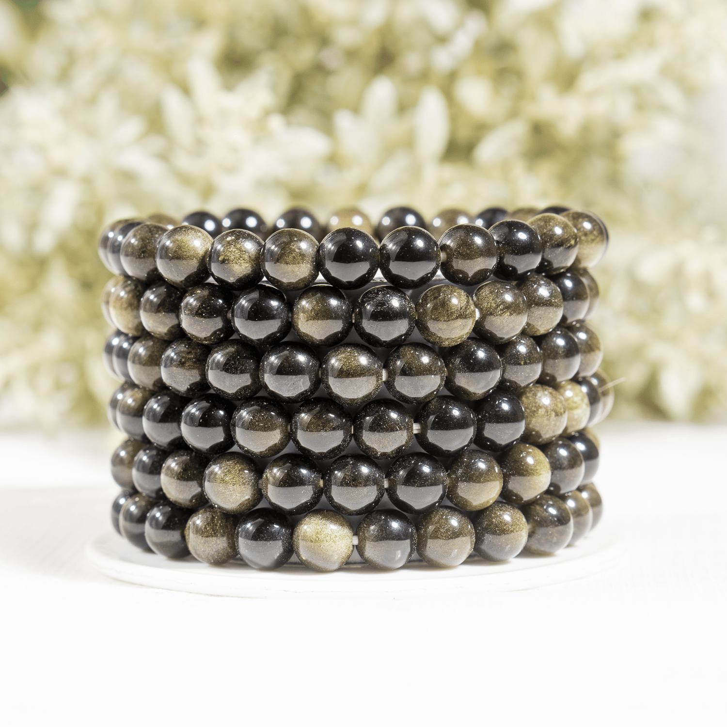Golden Obsidian Bracelet (Trauma and Releases Imbalances, Negative Energies)  DestGlow