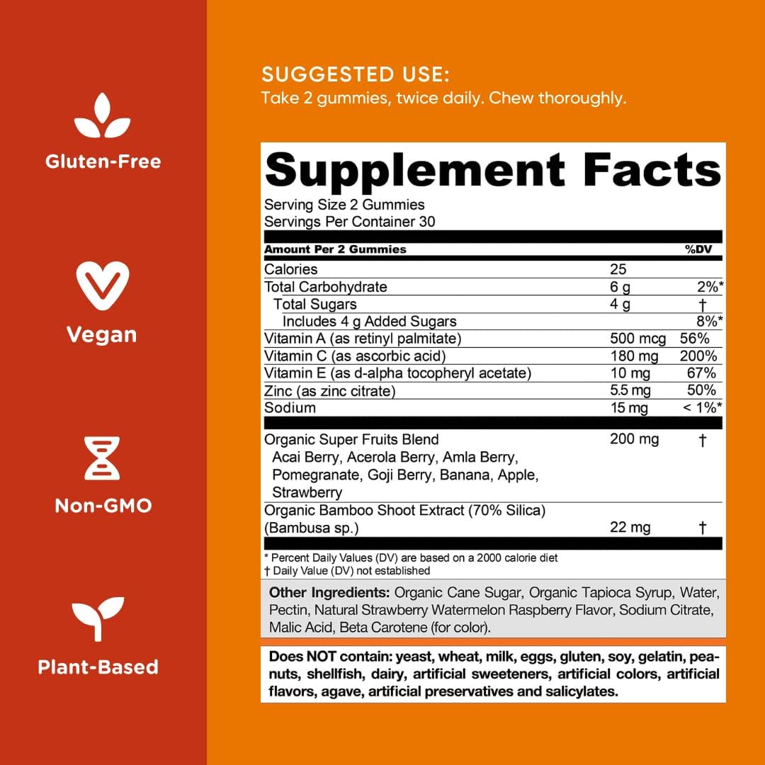 Goli SuperFruits Beauty Gummies – 3 Pack (180 Gummies Total) by Top Vita Shop