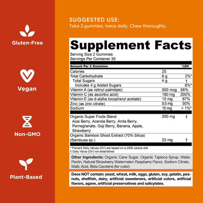 Goli SuperFruits Beauty Gummies – 3 Pack (180 Gummies Total) by Top Vita Shop