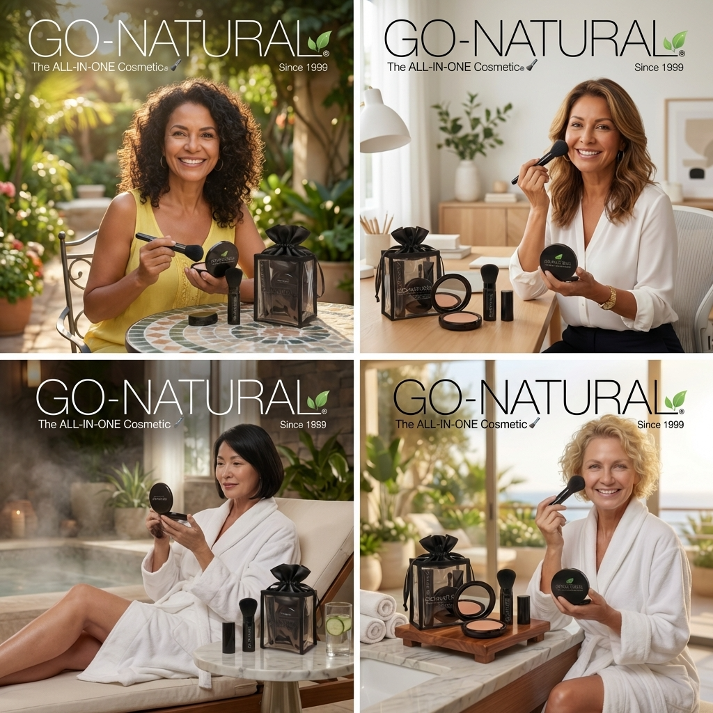 GO NATURAL® ALL-IN-ONE® Powder - Travel Gift Set  DestGlow