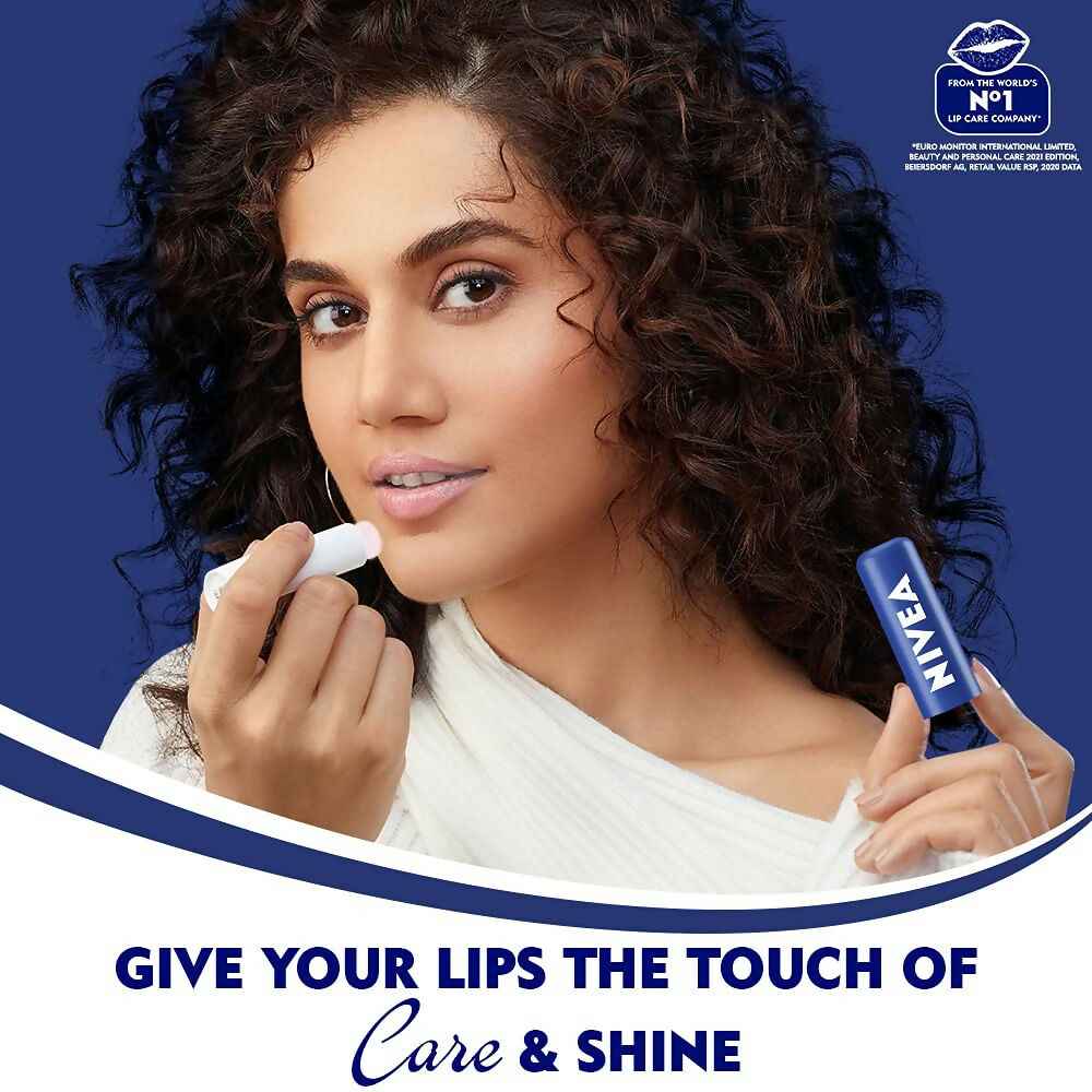 Nivea Original Care &amp; Active Care Lip Balm Combo - 24 H melt-in moisture