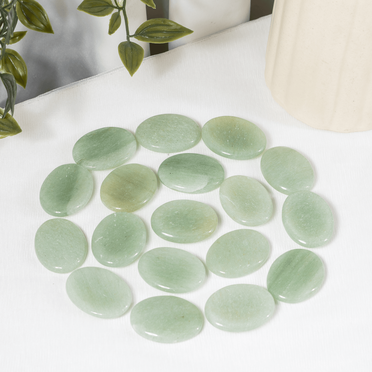 Green Aventurine Pocket Stones (Emotional Understanding and Cleansing)