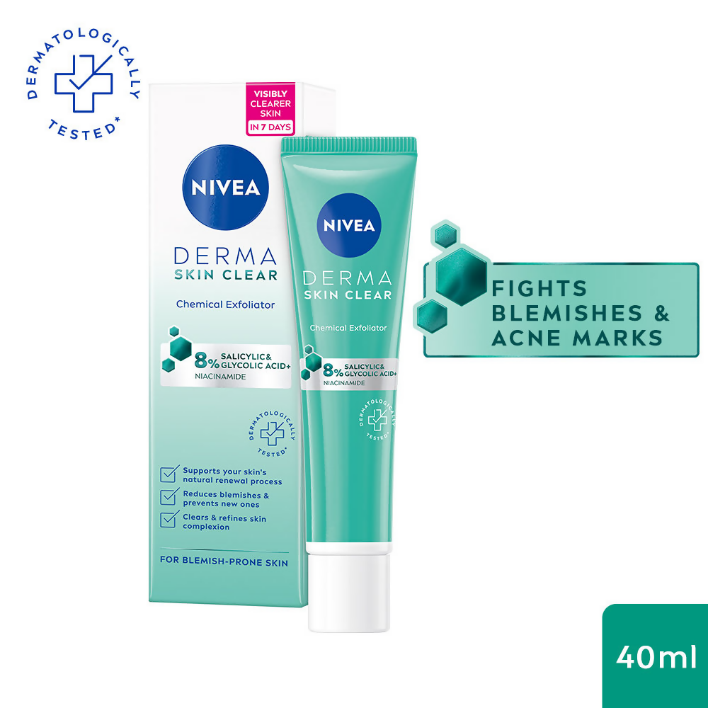 Nivea Derma Skin Clear Exfoliator Face Cleansing