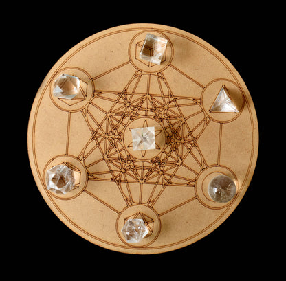 Crystal Quartz Geometry Set (Channeling and Manifesting)  DestGlow