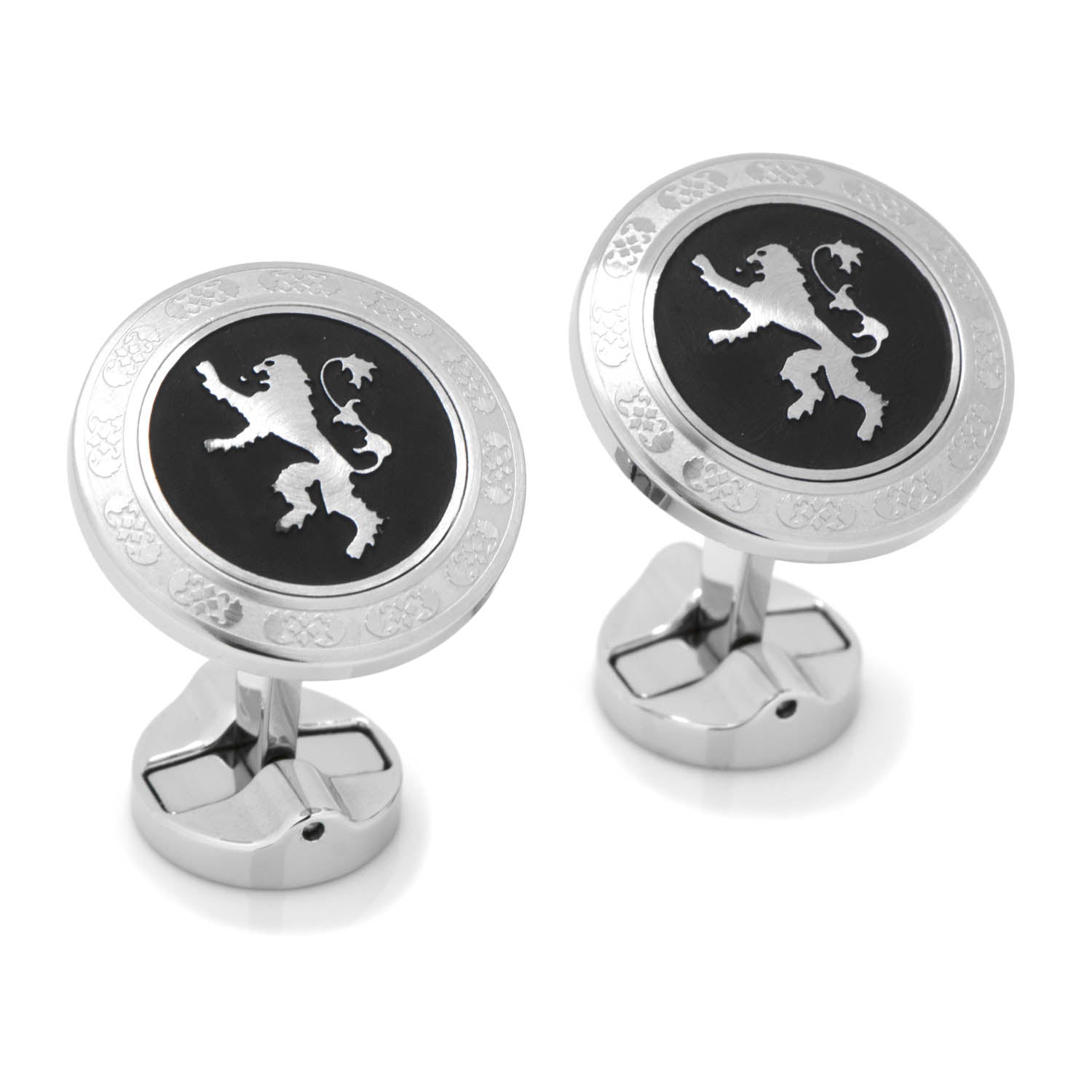 Game of Thrones Lannister Filigree Stainless Steel Cufflinks by Cufflinks.com