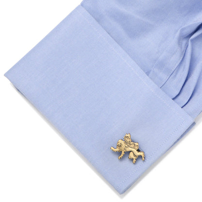 Game of Thrones Lannister Lion Sigil Cufflinks by Cufflinks.com