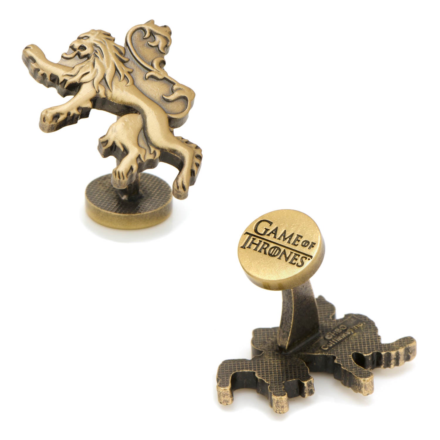 Game of Thrones Lannister Lion Sigil Cufflinks by Cufflinks.com