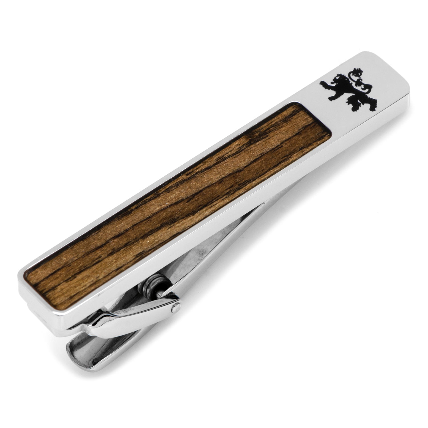 Game of Thrones Lannister Inlaid Wood Tie Clip by Cufflinks.com