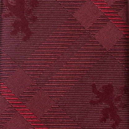 Game of Thrones Lannister Lion Red Plaid Silk Men&