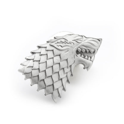 Game of Thrones Stark Direwolf Antiqued Lapel Pin by Cufflinks.com