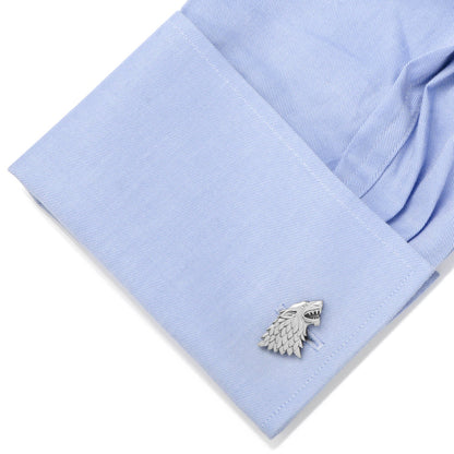 Game of Thrones Stark Direwolf Sigil Cufflinks by Cufflinks.com
