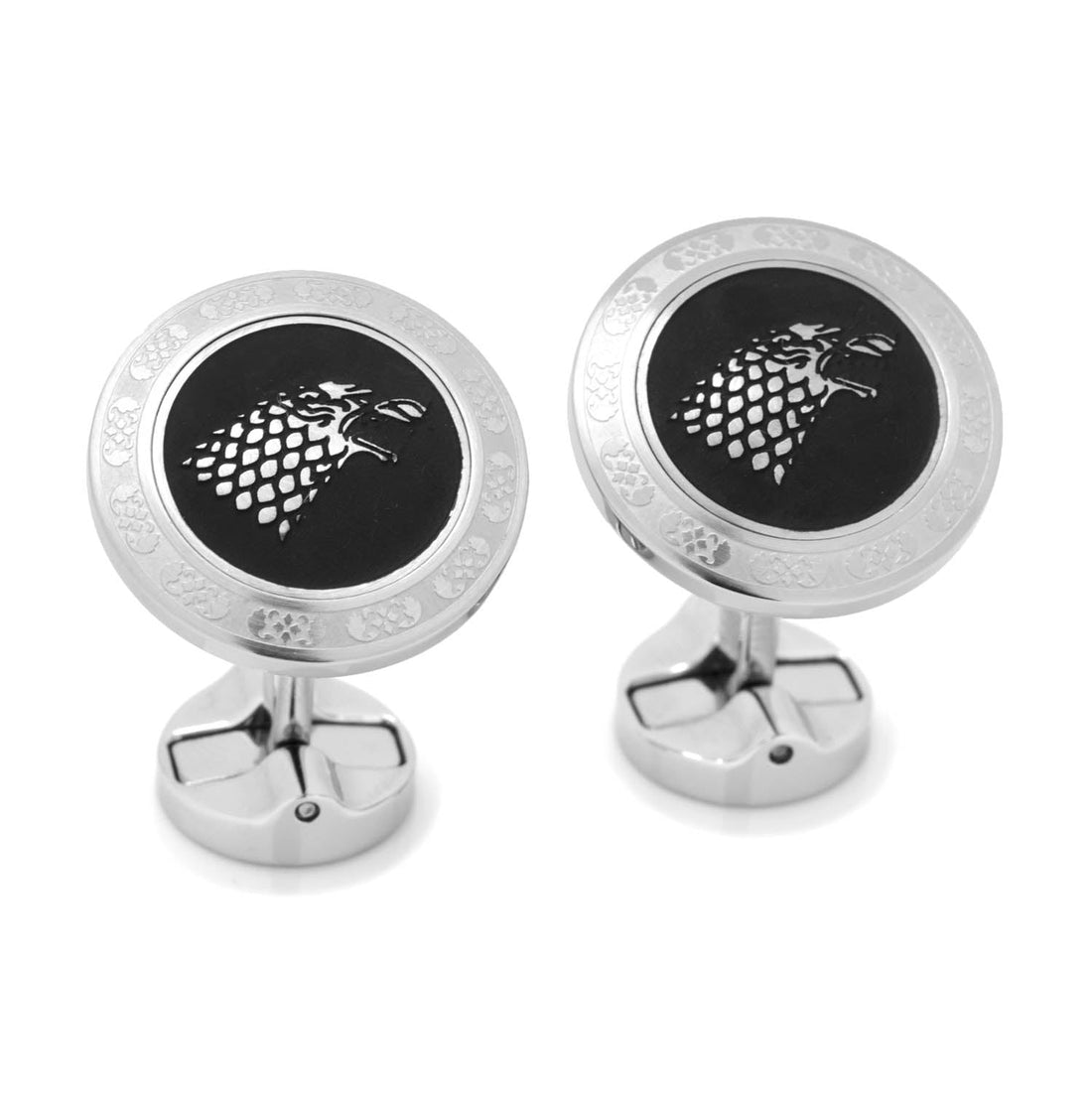 Game of Thrones Stark Filigree Stainless Steel Cufflinks by Cufflinks.com
