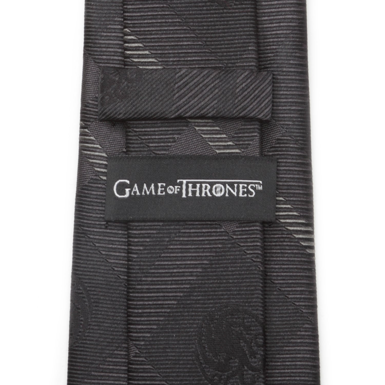 Game of Thrones Targaryen Dragon Black Plaid Silk Men&