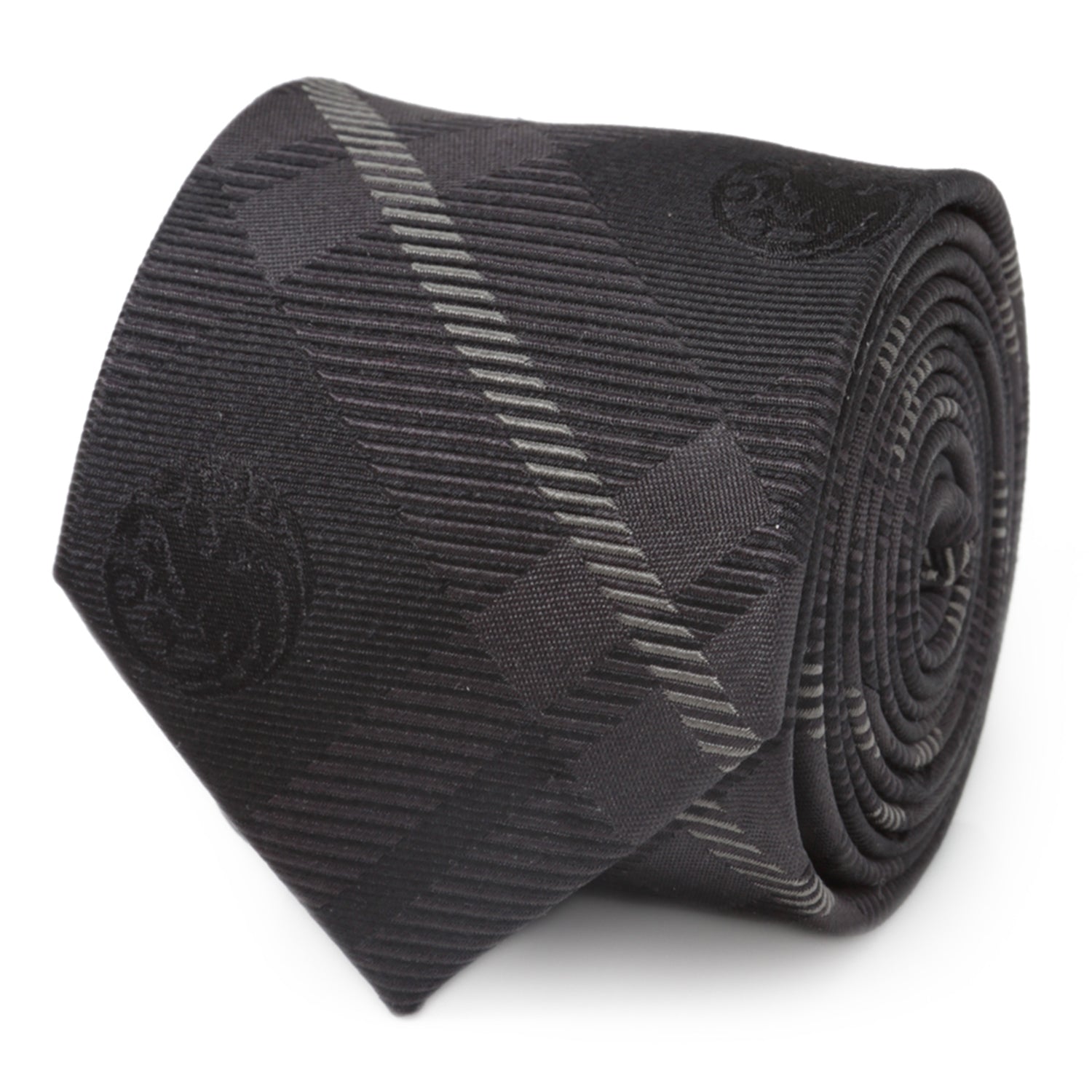 Game of Thrones Targaryen Dragon Black Plaid Silk Men&