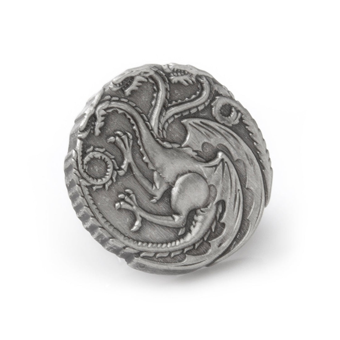 Game of Thrones Targaryen Dragon Antiqued Lapel Pin by Cufflinks.com