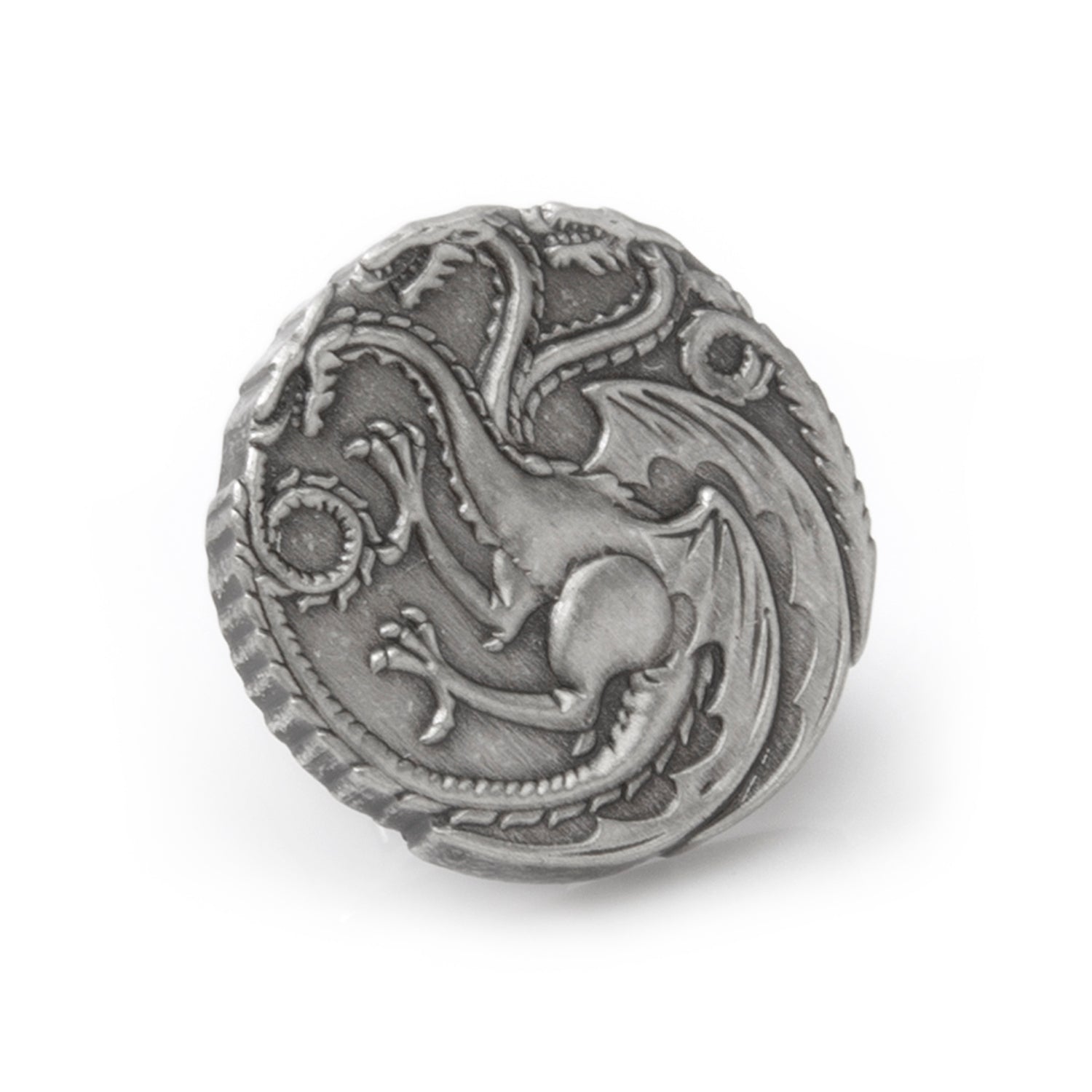Game of Thrones Targaryen Dragon Antiqued Lapel Pin by Cufflinks.com