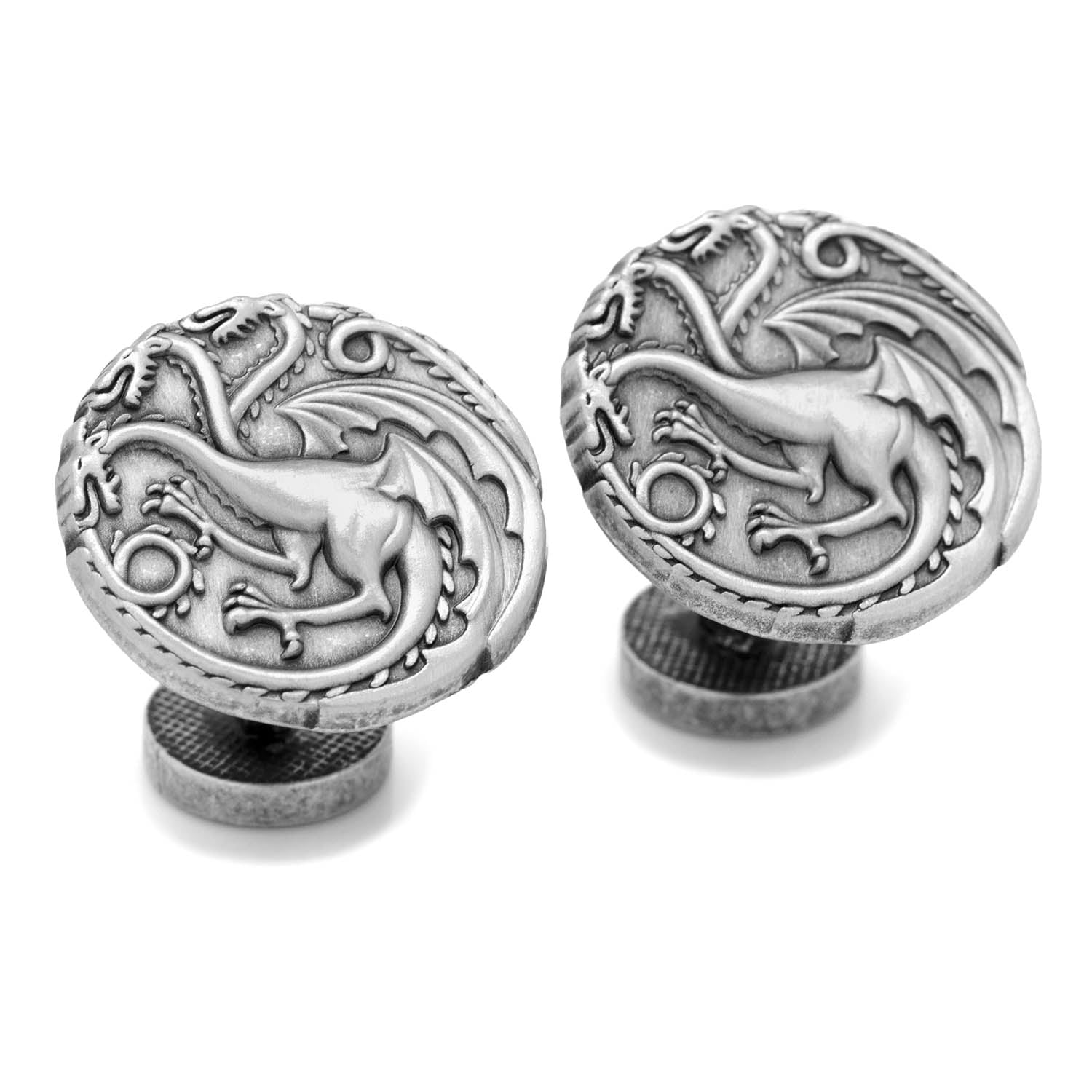 Game of Thrones Targaryen Three Headed Dragon Sigil Cufflinks by Cufflinks.com
