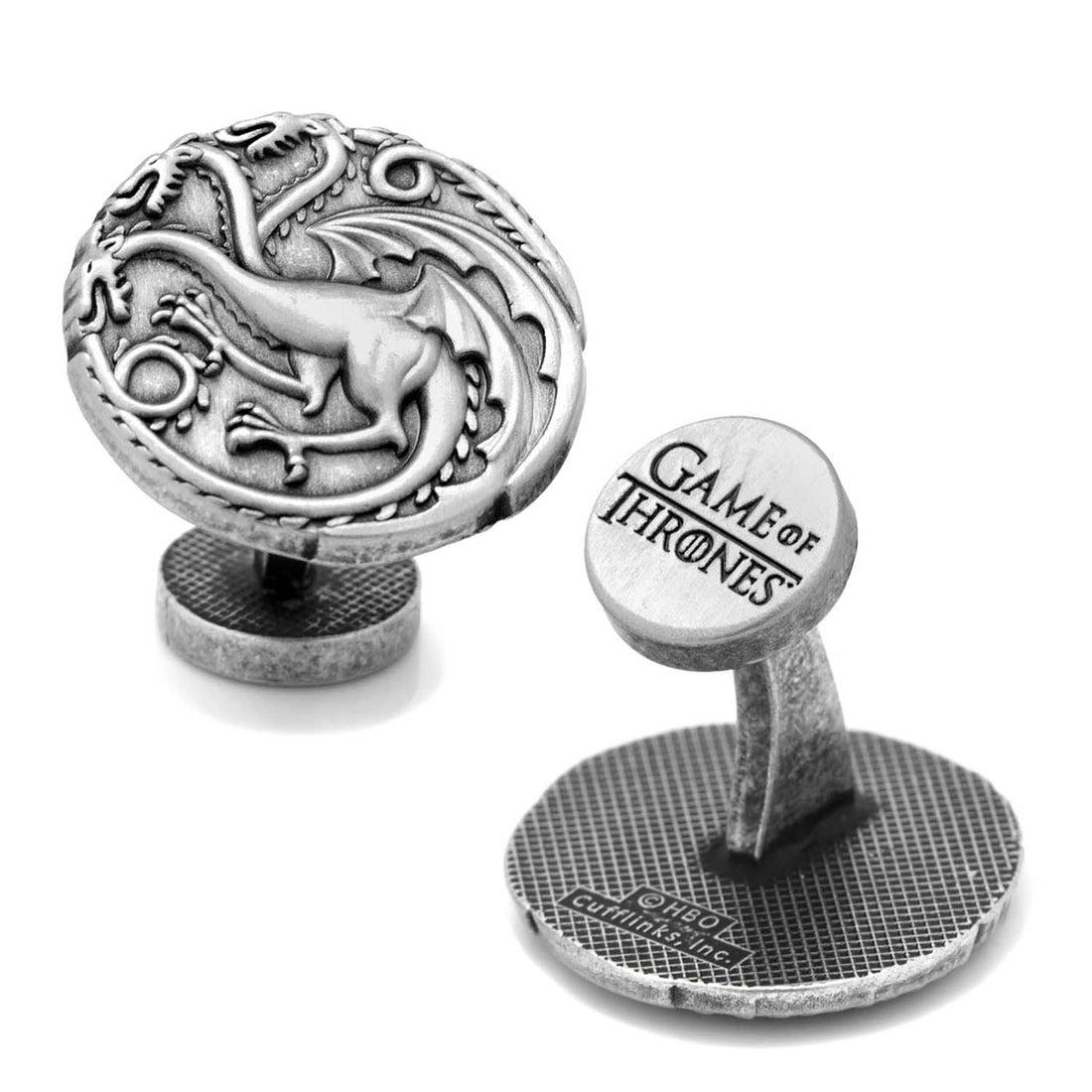 Game of Thrones Targaryen Three Headed Dragon Sigil Cufflinks by Cufflinks.com