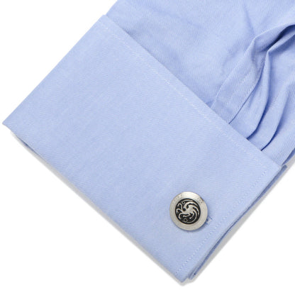Game of Thrones Targaryen Filigree Stainless Steel Cufflinks by Cufflinks.com