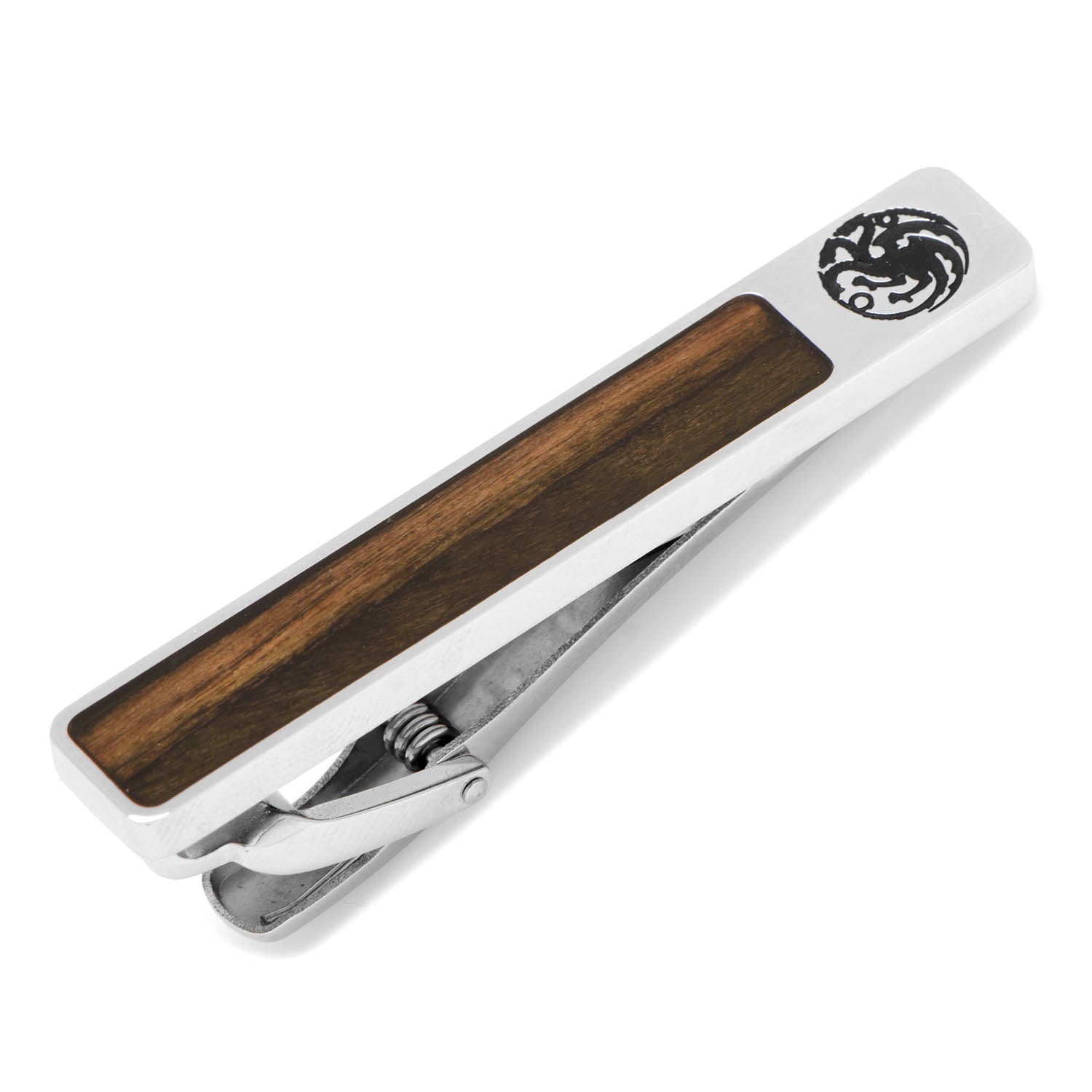 Game of Thrones Targaryen Inlaid Wood Tie Clip by Cufflinks.com