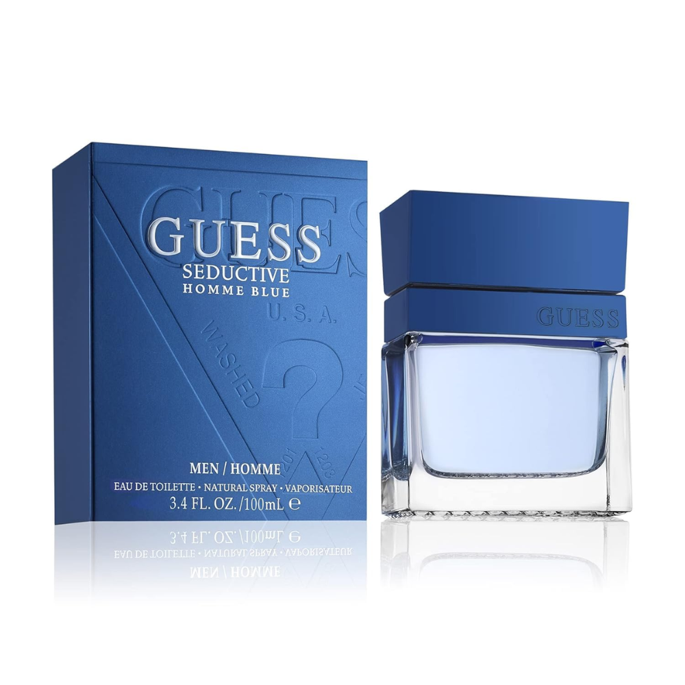 GUESS Seductive Blue Eau De Toilette Spray TESTER for Men (3.4 oz) by Farmacias Savia